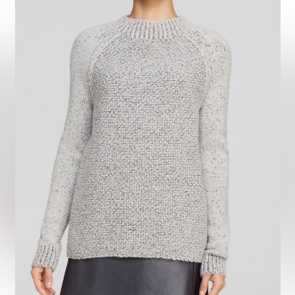• Vince • Seed Stitch Crew in Pebble/Gray - Picture 1 of 12
